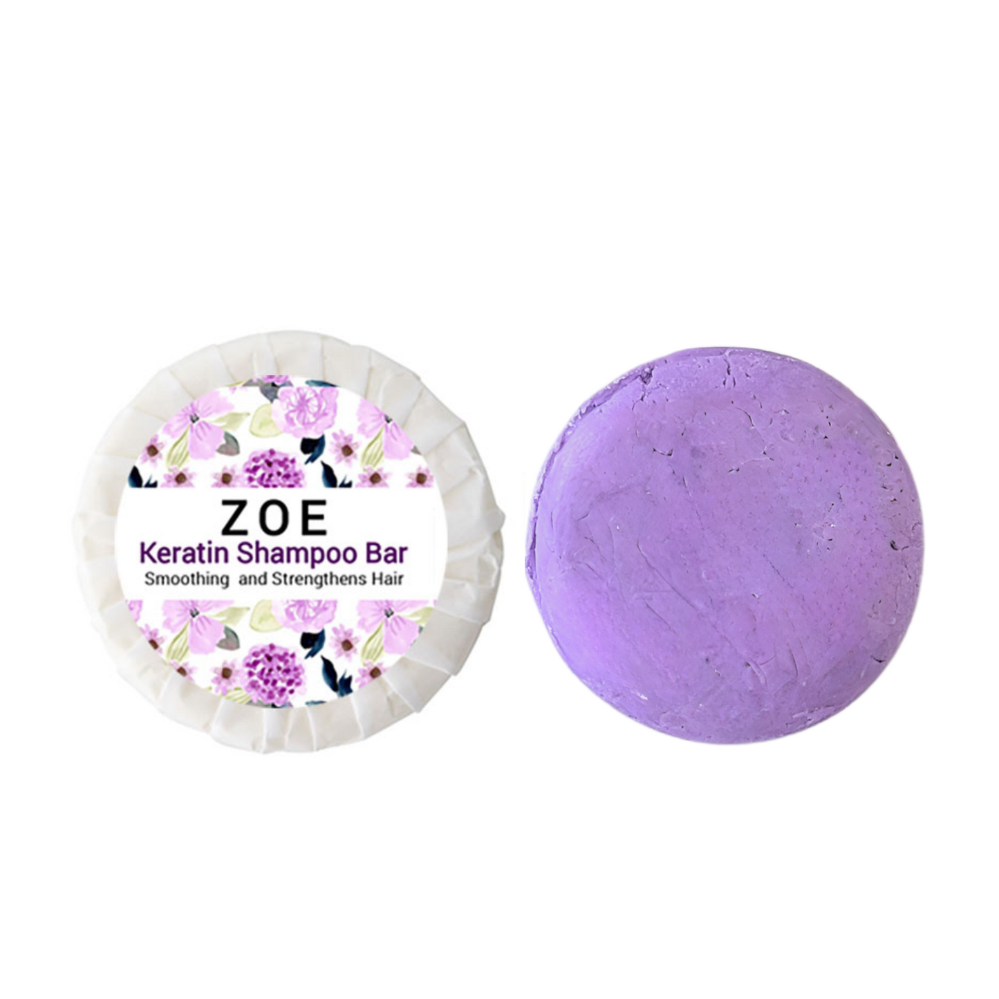 Zoe Keratin Shampoo Bar | Smoothing and Strengthens Hair