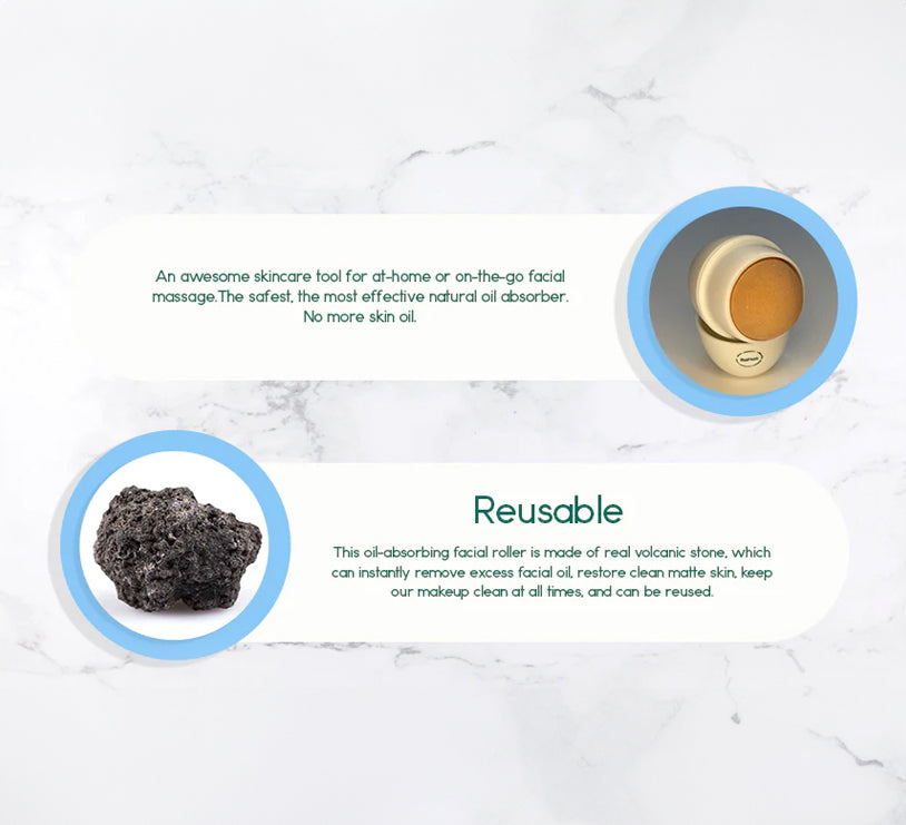 Volcanic Stone Oil-Absorbing Face Roller-2